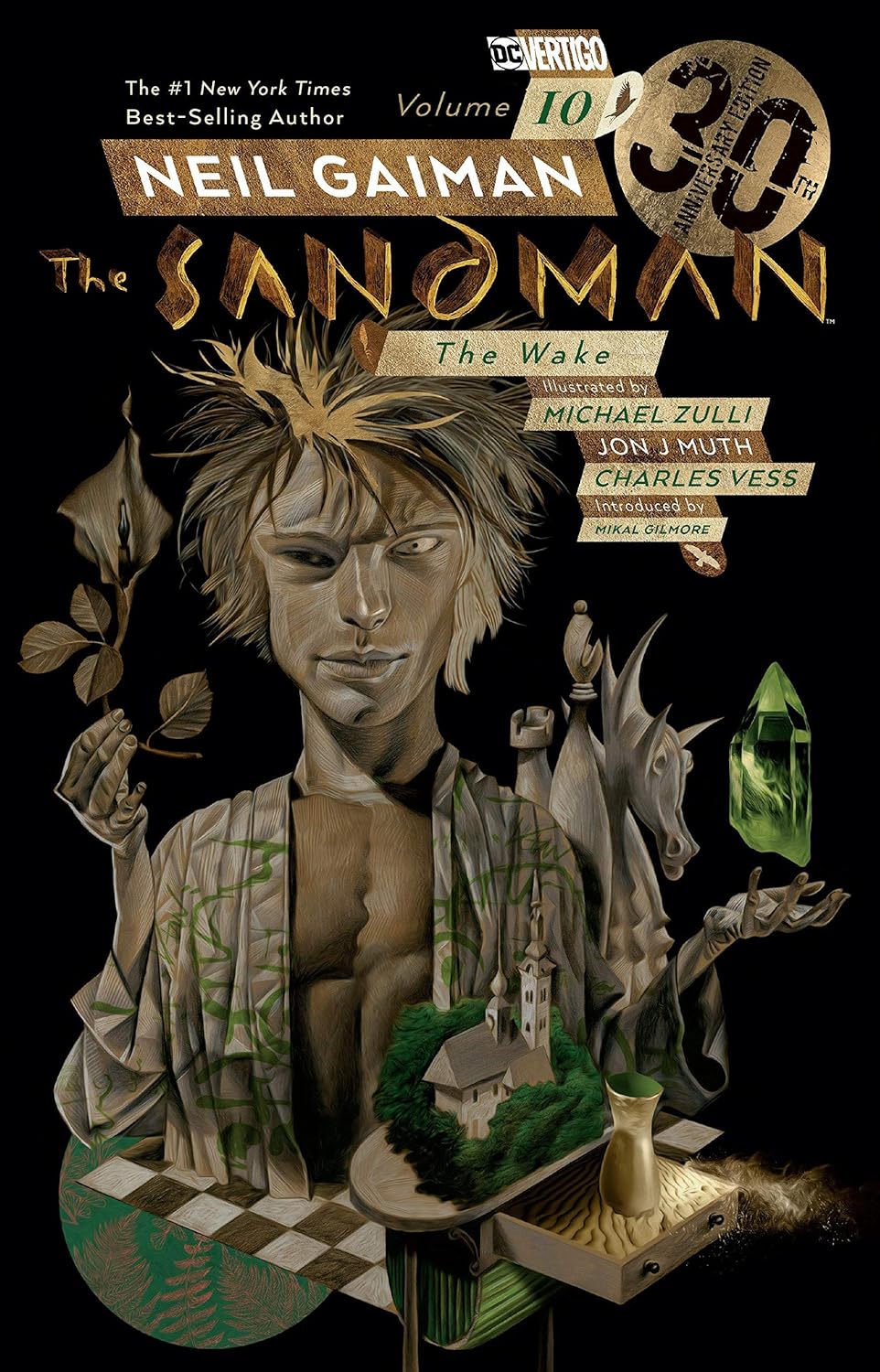 Cover image of the Manga Sandman-Vol-10-The-Wake-30th-Anniversary-Edition