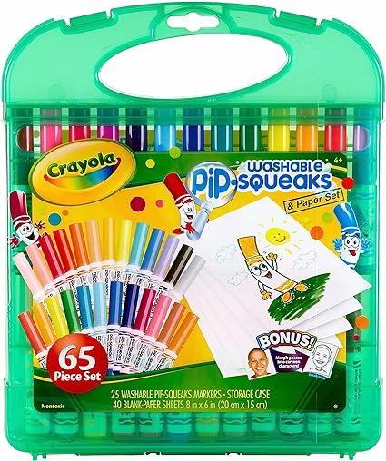 Crayola My First, Tripod Washable Markers for Toddlers, 8ct