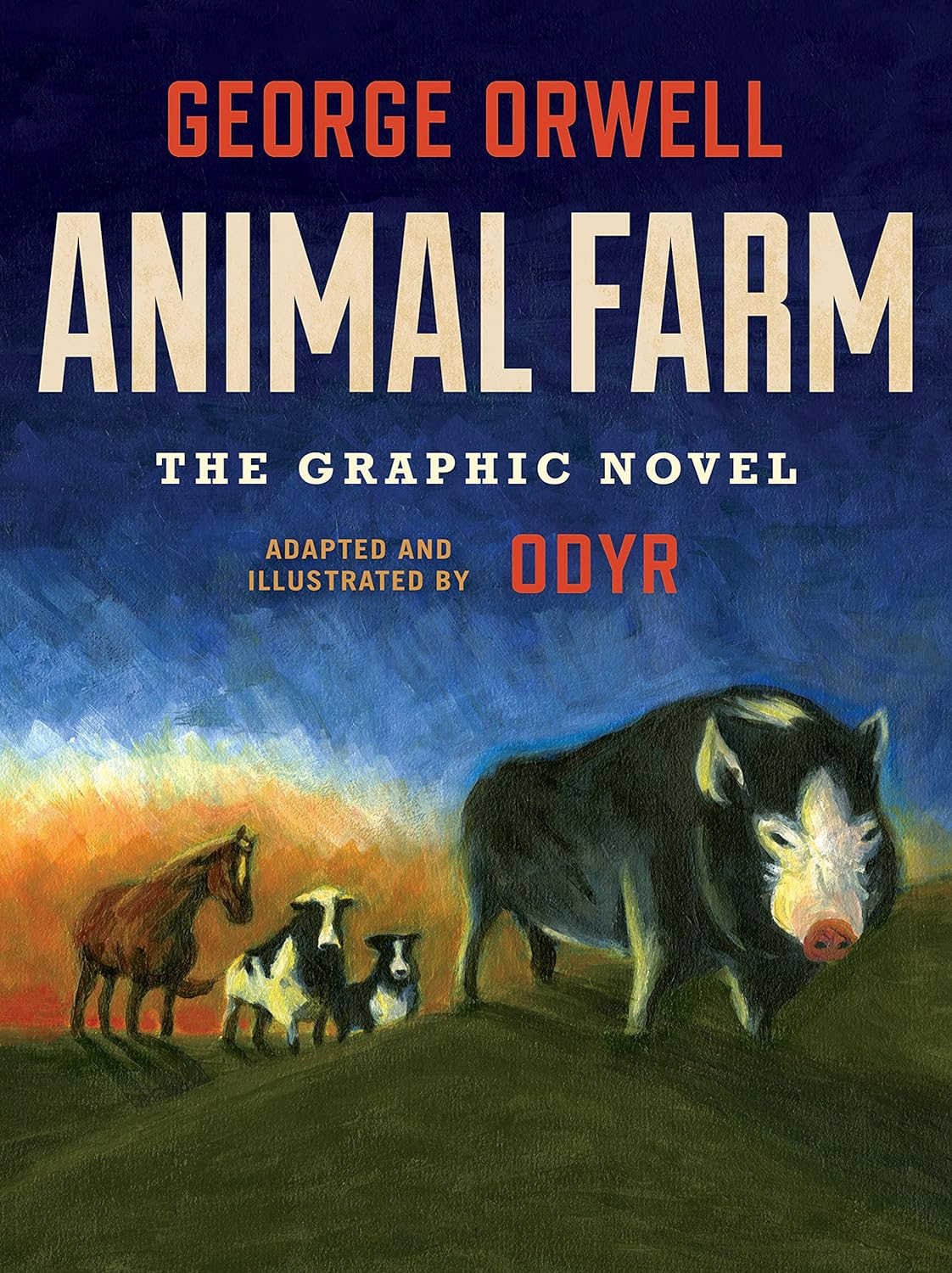 Cover image of Animal Farm: The Graphic Novel (Hard Cover)