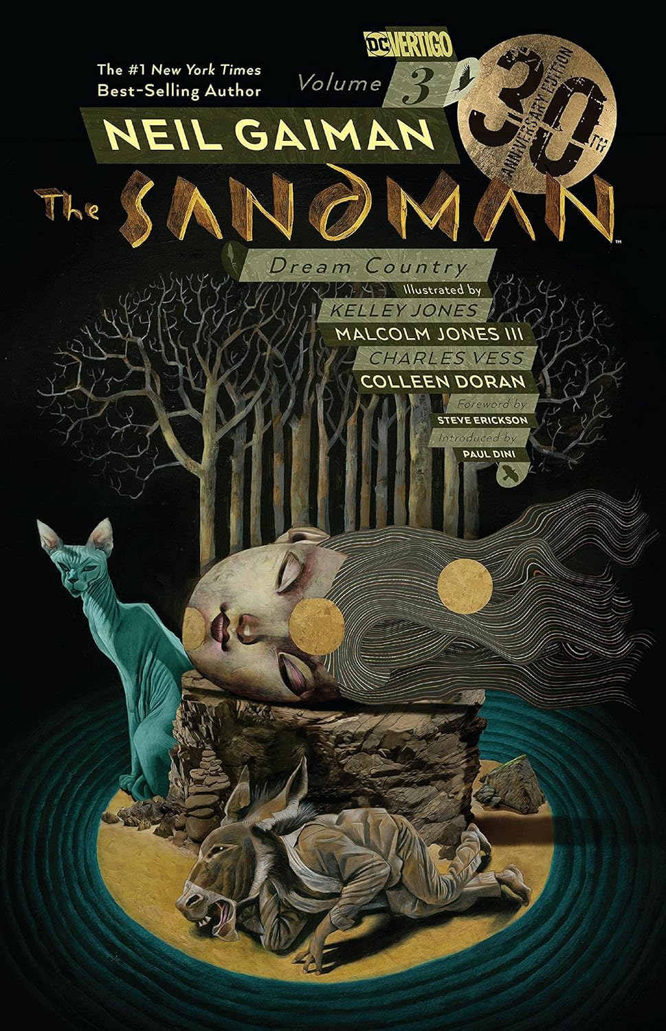 Cover image of the Manga The-Sandman-Vol-3-Dream-Country-30th-Anniversary-Edition