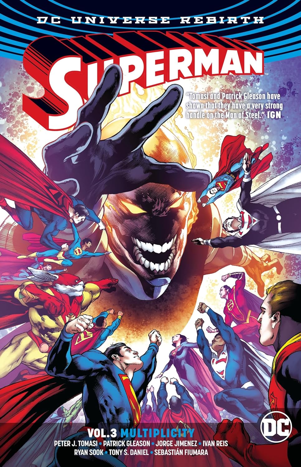 Cover image of Superman Vol. 3: Multiplicity (Rebirth)