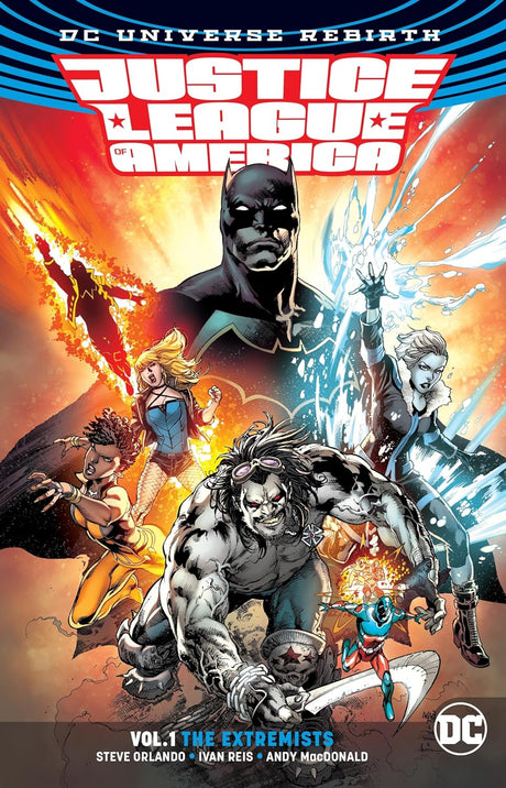 Cover image of Justice League of America Vol. 1: The Extremists (Rebirth)