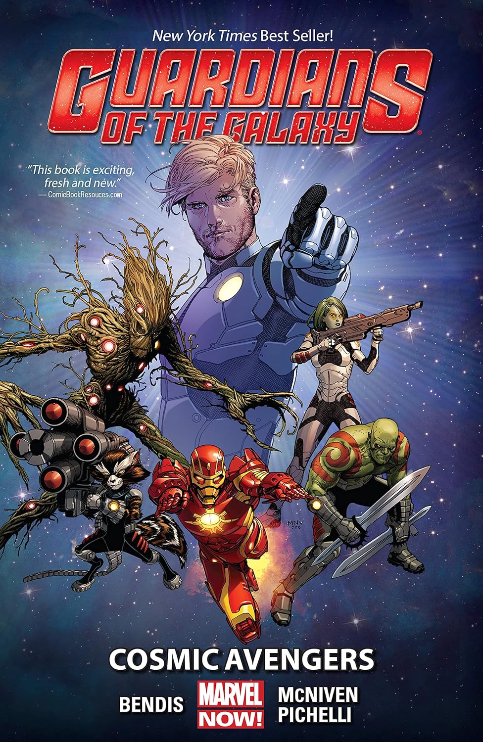 Cover image of Guardians of the Galaxy, Vol. 1: Cosmic Avengers