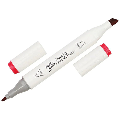 Mont Marte Dual Tip Alcohol Art Marker - Scarlet Red R2