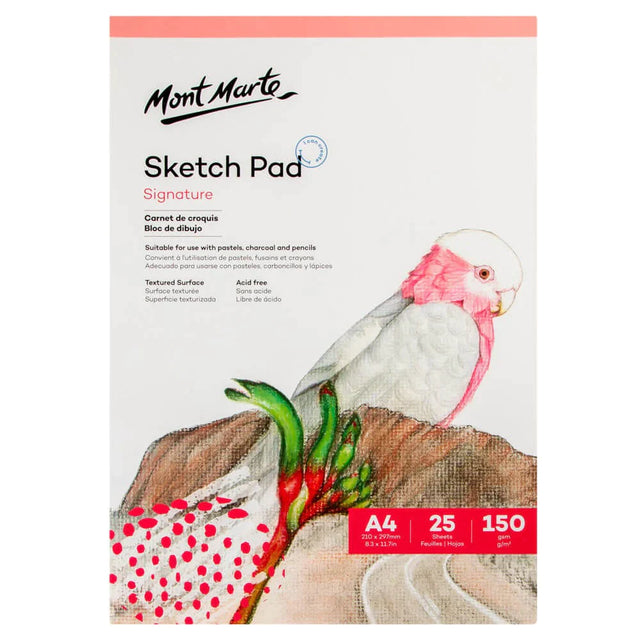 Mont Marte Sketch Pad 150Gsm 25 Sheet A4