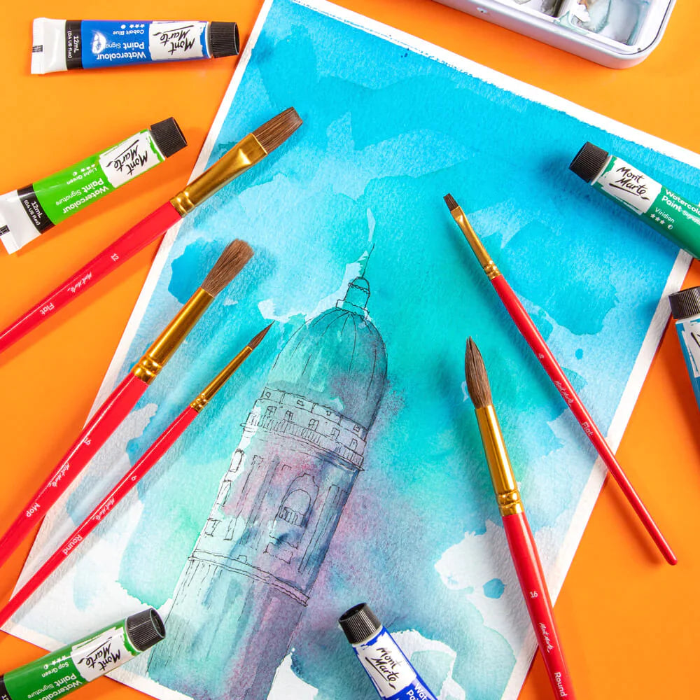 Mont Marte Mont Martee Gallery Series Brush Set Watercolour 5Pc