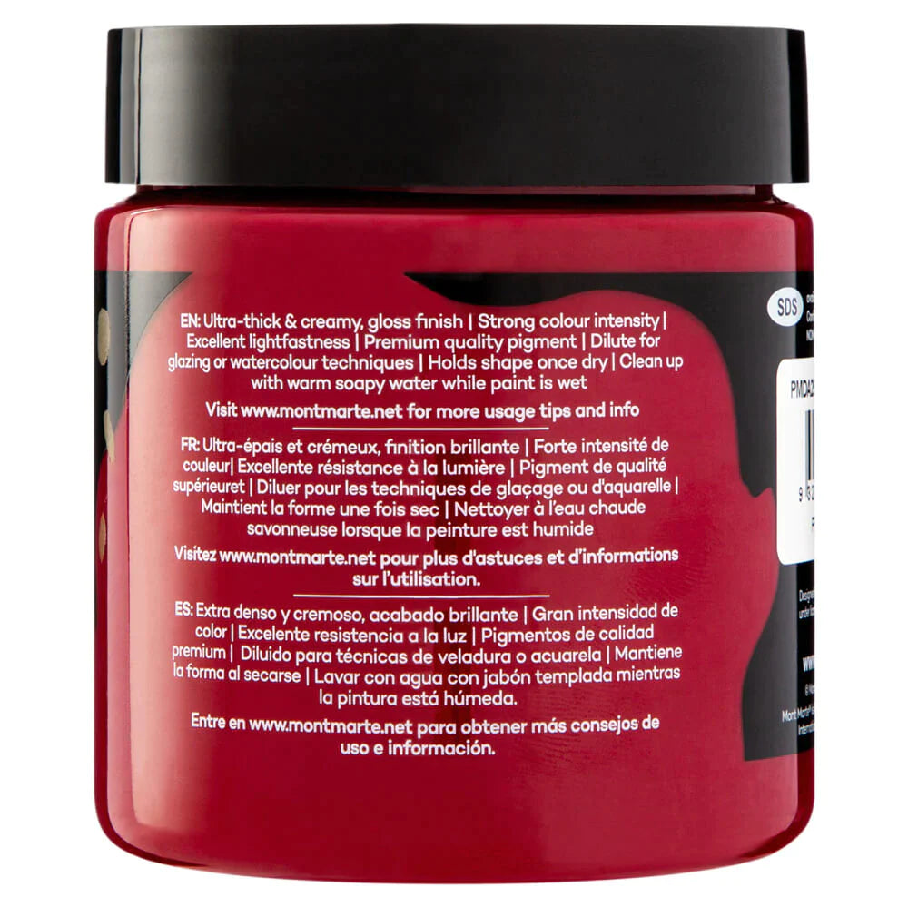 Mont Marte Mont Martee Dimension Acrylic Paint 250Ml Pot Rose Madder