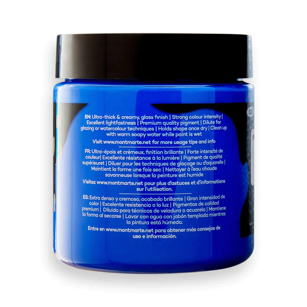 Mont Marte Mont Martee Dimension Acrylic Paint 250Ml Pot Cobalt Blue