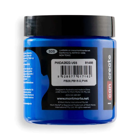 Mont Marte Mont Martee Dimension Acrylic Paint 250Ml Pot Cobalt Blue