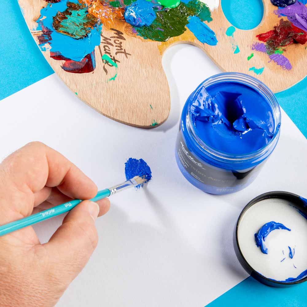 Mont Marte Mont Martee Dimension Acrylic Paint 250Ml Pot Cobalt Blue