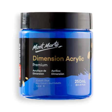 Mont Marte Dimension Acrylic Premium 250ml - Cobalt Blue