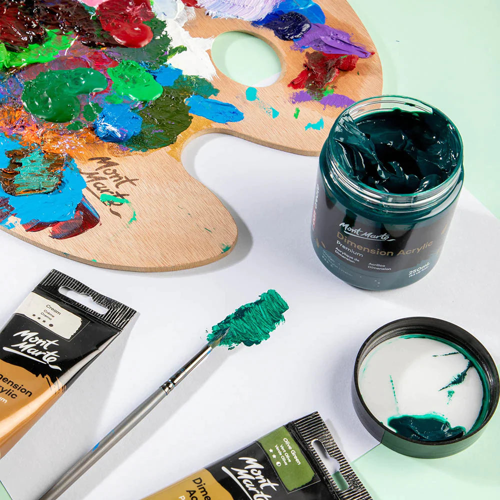 Mont Marte Mont Martee Dimension Acrylic Paint 250Ml Pot Viridian