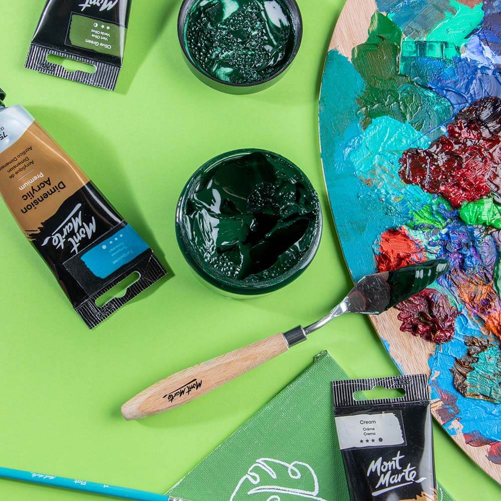Mont Marte Mont Martee Dimension Acrylic Paint Hookers Green 250Ml Pot
