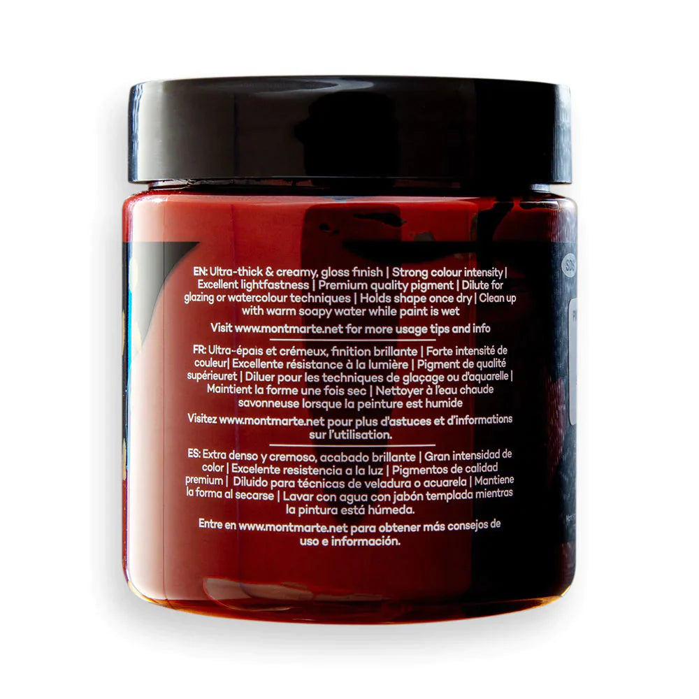 Mont Marte Mont Martee Dimension Acrylic Paint Burnt Sienna 250Ml Pot