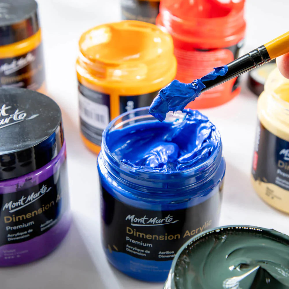 Mont Marte Mont Martee Dimension Acrylic Paint 250Ml Pot Burnt Umber