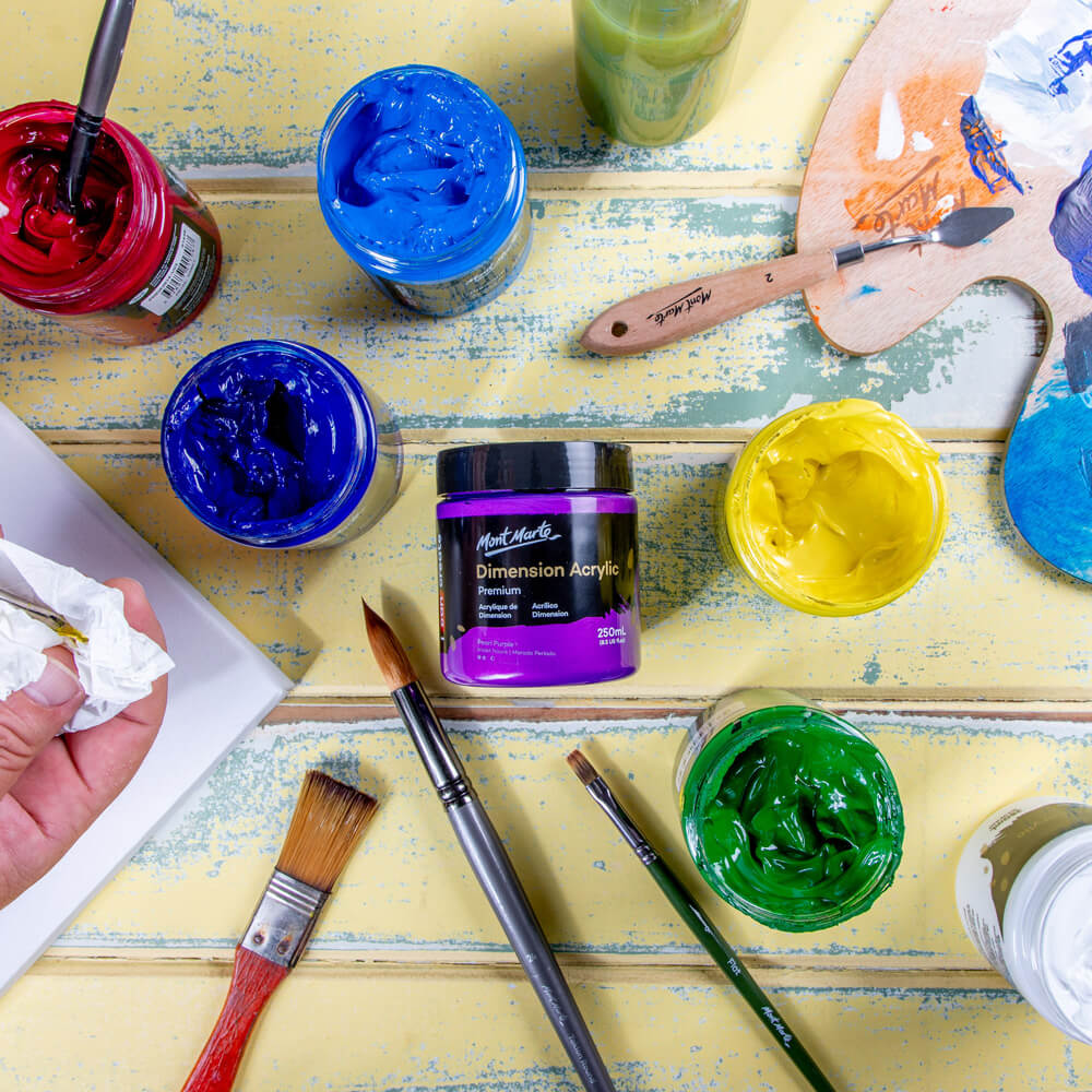 Mont Marte Mont Martee Dimension Acrylic Paint 250Ml Pot Raw Umber