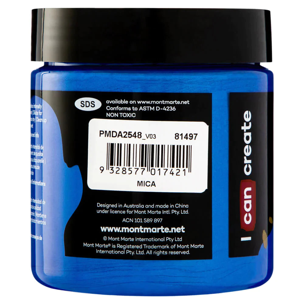 Mont Marte Mont Martee Dimension Acrylic 250Ml Pearl Sapphire