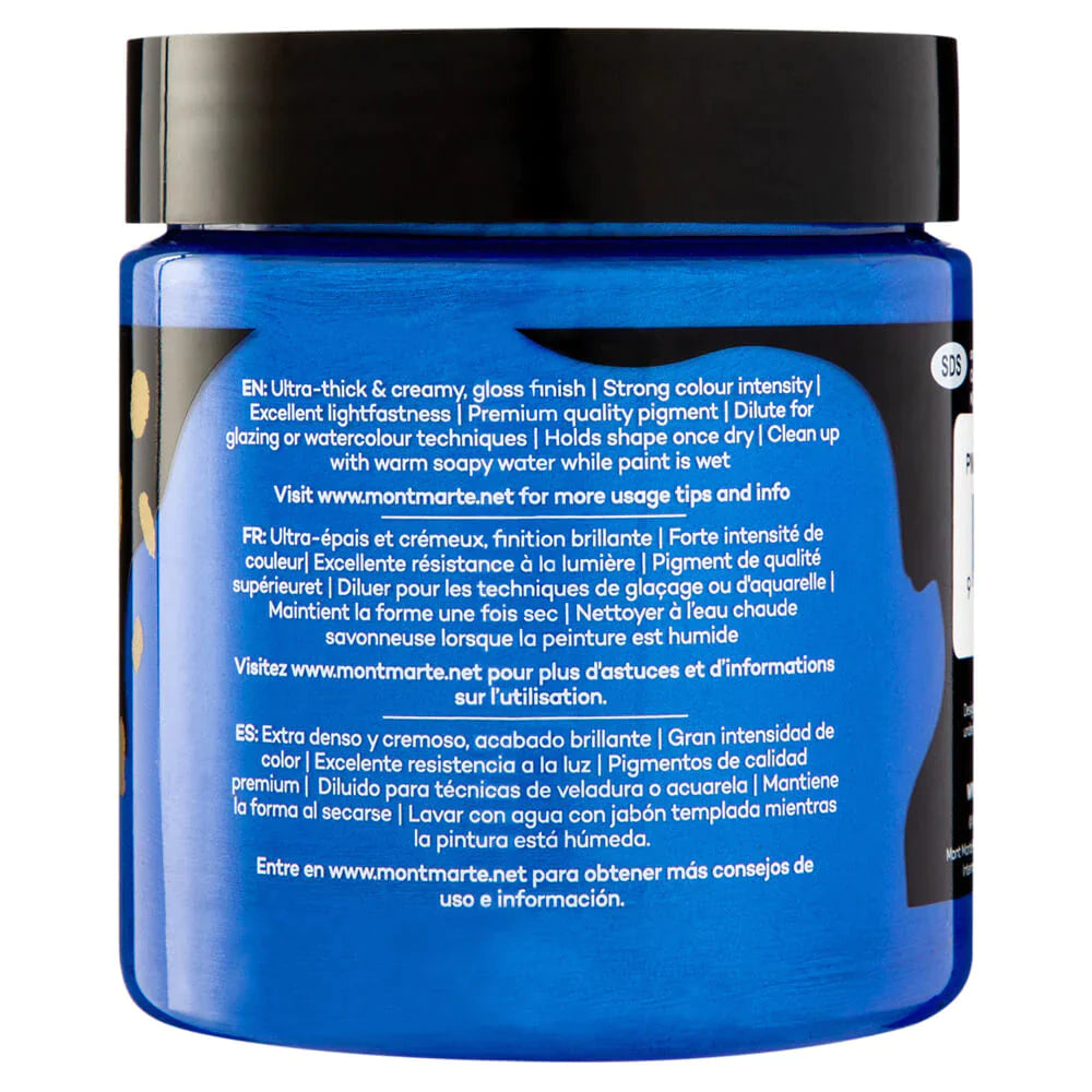 Mont Marte Mont Martee Dimension Acrylic 250Ml Pearl Sapphire