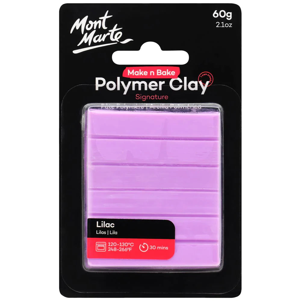 Mont Marte Make N Bake Polymer Clay Signature 60g - Lilac