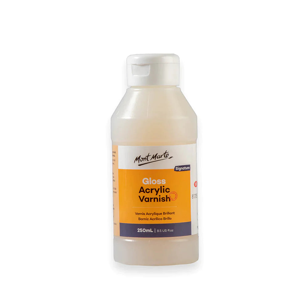 Mont Marte Signature Gloss Finishing Acrylic Varnish 250Ml