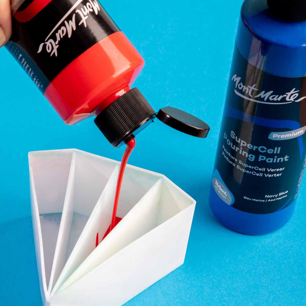 Mont Marte Mont Martee Supercell Pouring Paint 240Ml Bottle Navy Blue