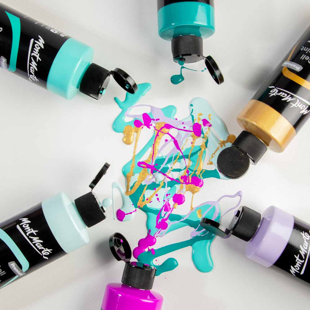 Mont Marte Mont Martee Supercell Pouring Paint 240Ml Turquoise