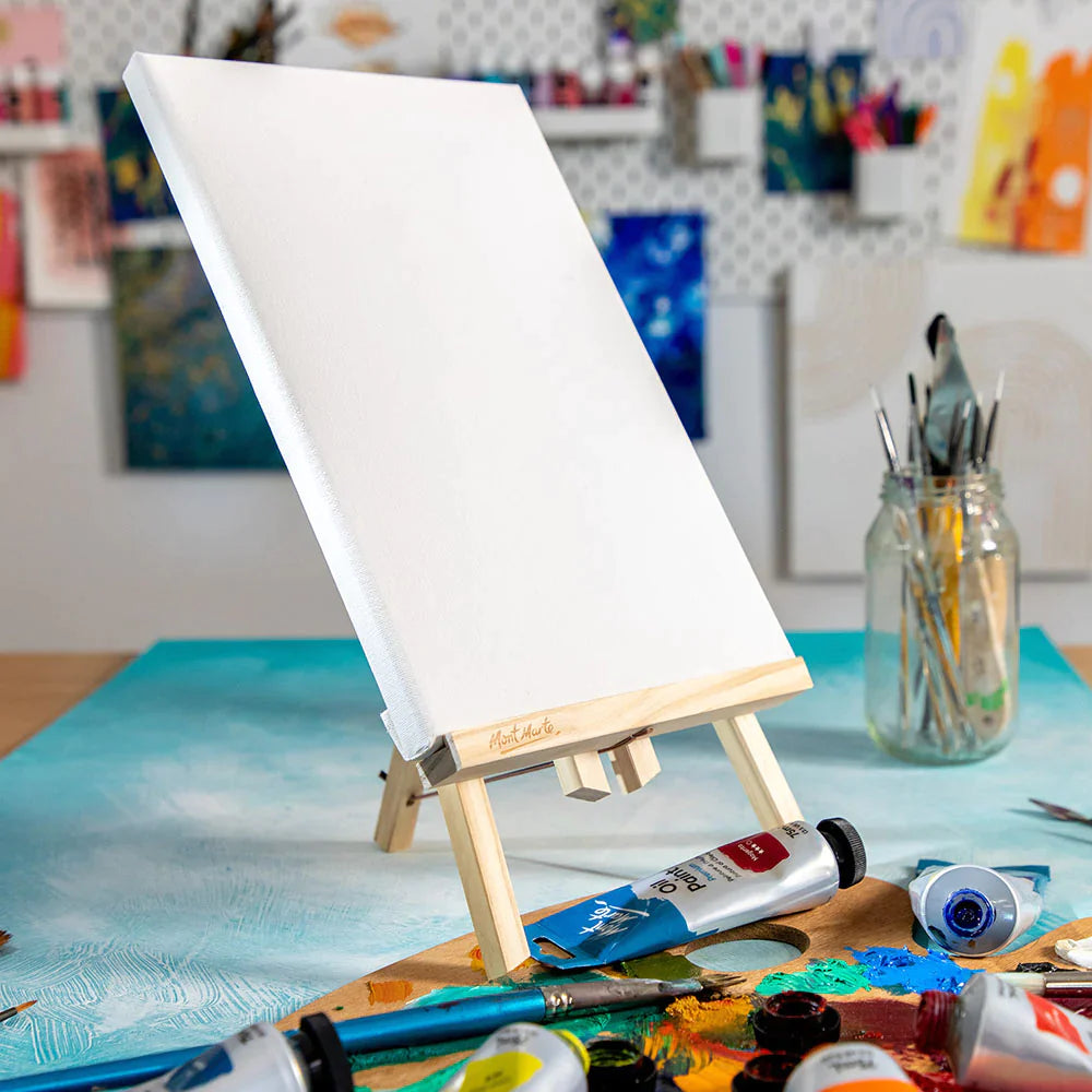 Mont Marte Mont Martee Discovery Easel With Canvas 20X30 Cm Medium