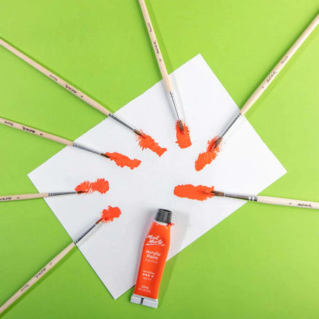 Mont Marte Mont Martee Discovery Natural Hair Round Brush Set 13 Pc