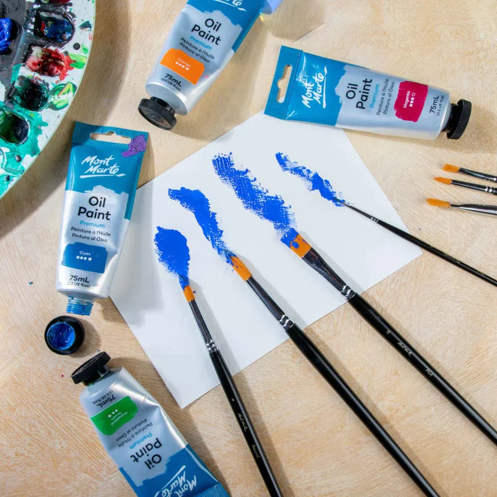 Mont Marte Mont Martee Discovery Taklon Brush Set 7 Pc