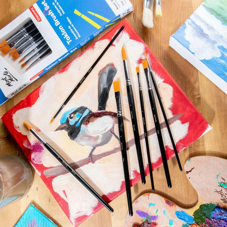 Mont Marte Mont Martee Discovery Taklon Brush Set 7 Pc