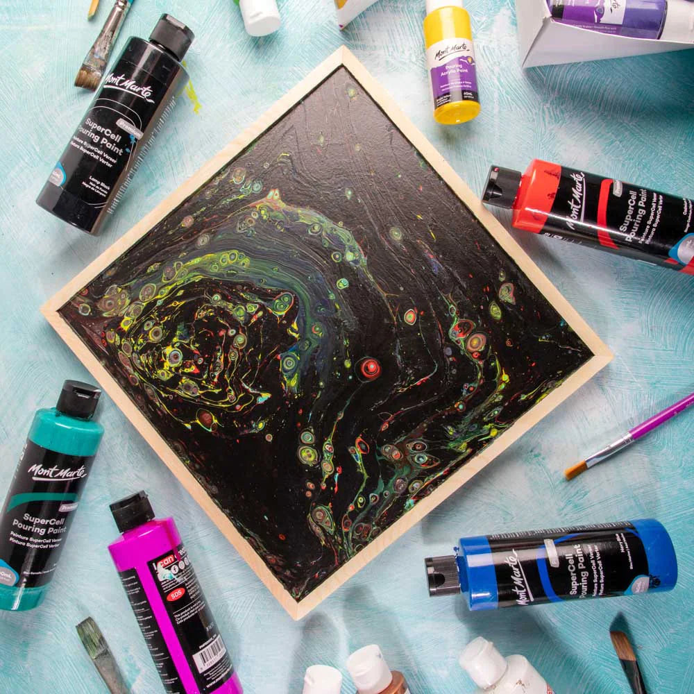Mont Marte Mont Martee Premium Fluid Art Panel 30X30Cm