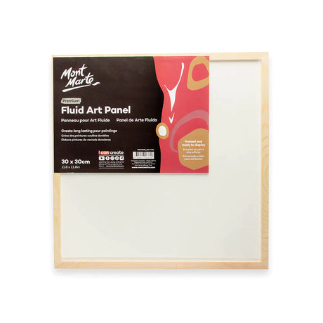 Mont Marte Premium Fluid Art Panel 30X30Cm