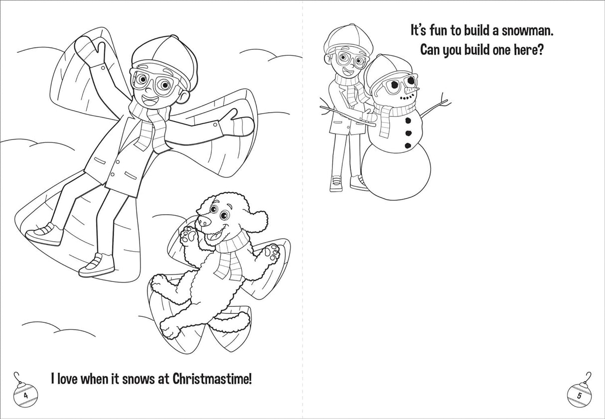 Blippi: A Very Merry Blippi Christmas (Coloring & Activity with Crayons)