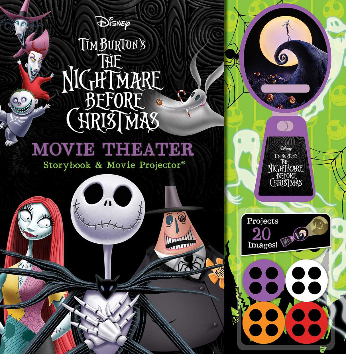 Disney: The Nightmare Before Christmas Movie Theater Stoybook And Projector