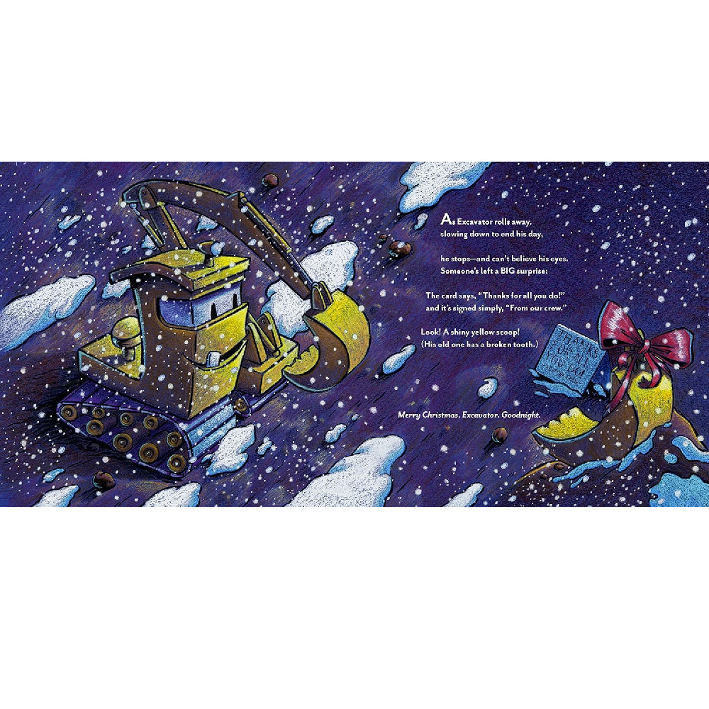 Construction Site on Christmas Night: (Christmas Book for Kids, Children's Book, Holiday Picture Book) (Goodnight, Goodnight Construction Site)