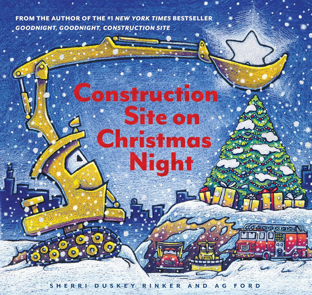 Construction Site On Christmas Night: