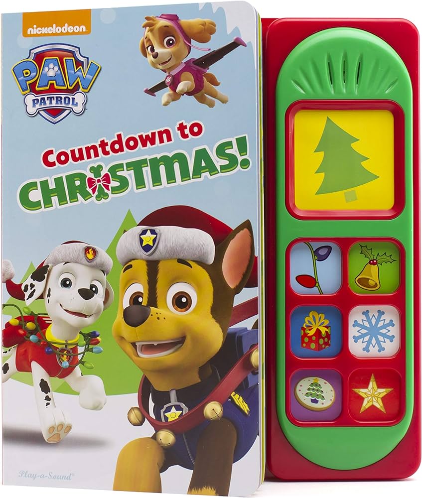 Nickelodeon Paw Patrol Countdown To Christmas Sound Book Pi Kids