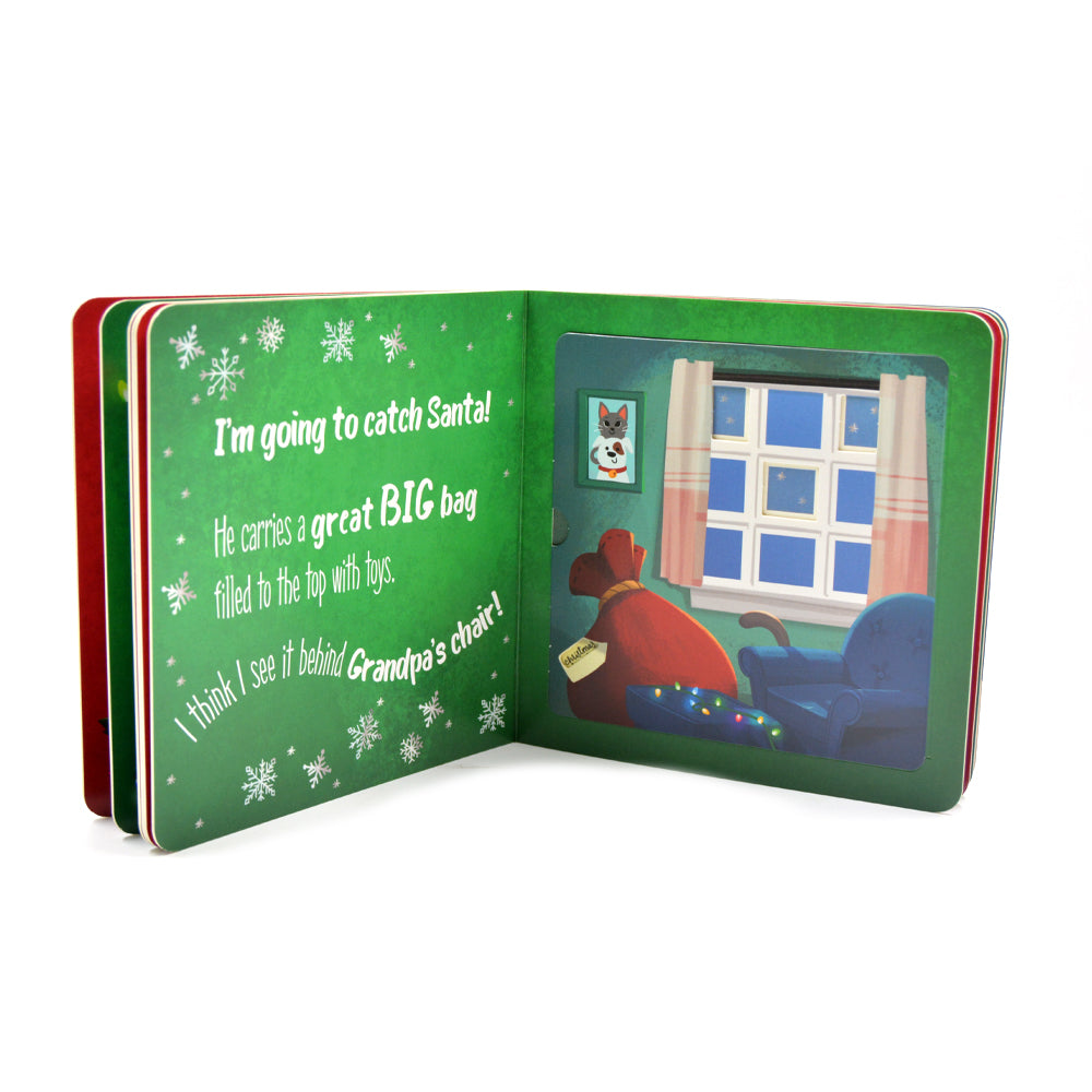 Can't Catch Santa! Peek & Pop Christmas Book - PI Kids