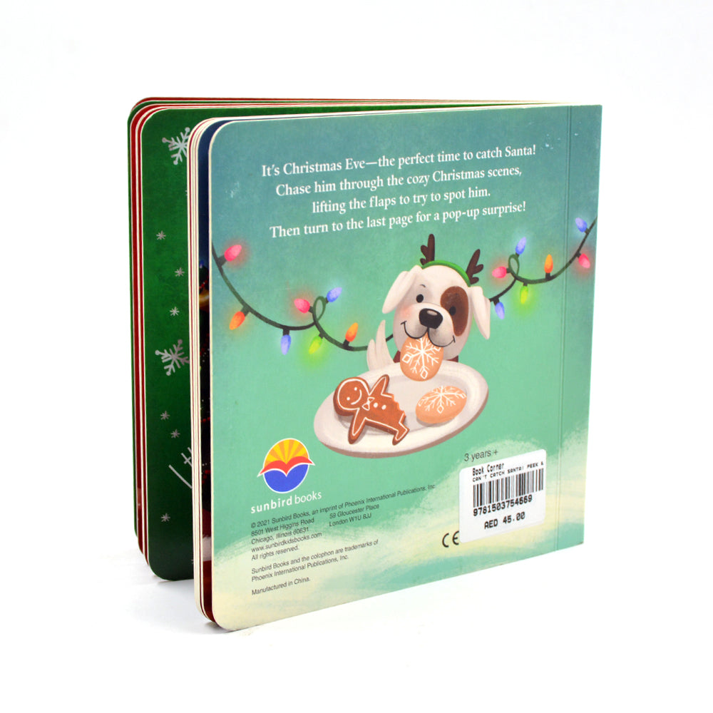 Can't Catch Santa! Peek & Pop Christmas Book - PI Kids