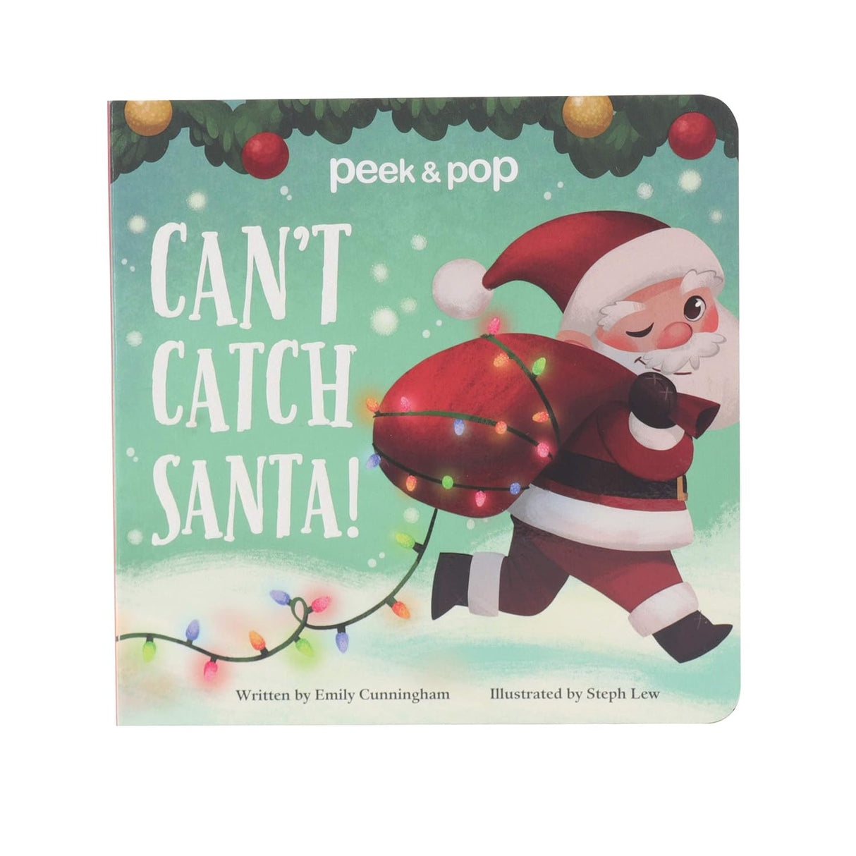 Can't Catch Santa! Peek & Pop Christmas Book - Pi Kids