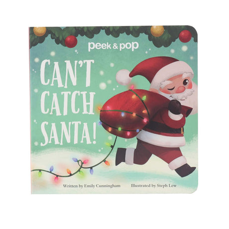 Can't Catch Santa! Peek & Pop Christmas Book - Pi Kids