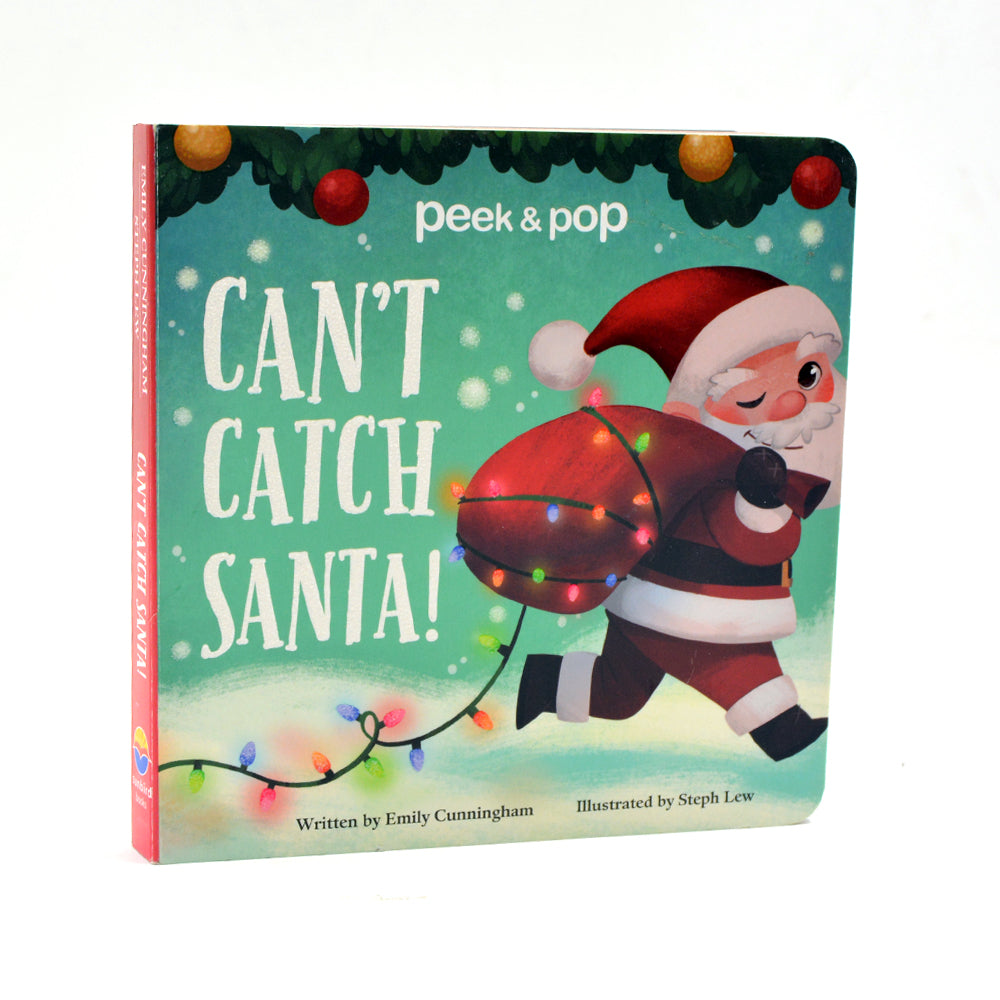 Can't Catch Santa! Peek & Pop Christmas Book - PI Kids