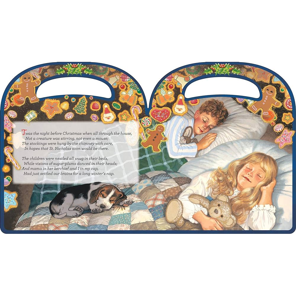 Twas the Night Before Christmas - Board Book with Handle