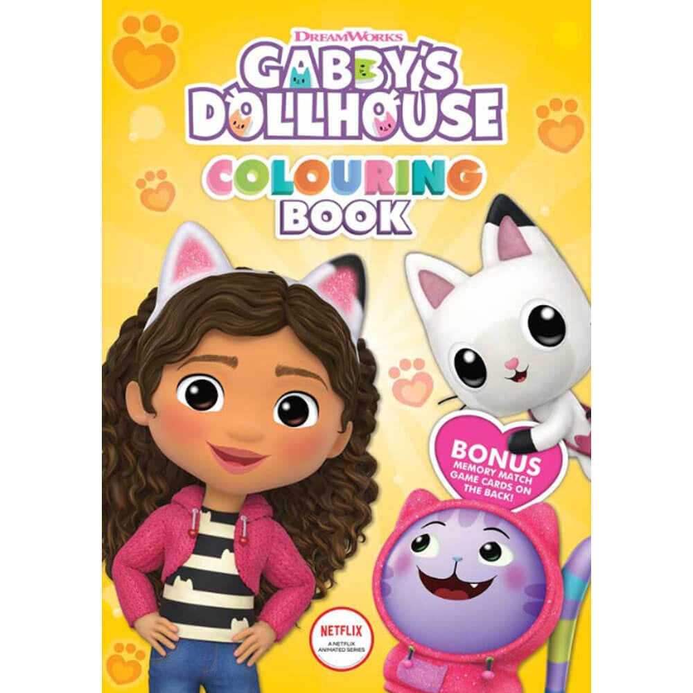 Gabby's dollhouse colouring book