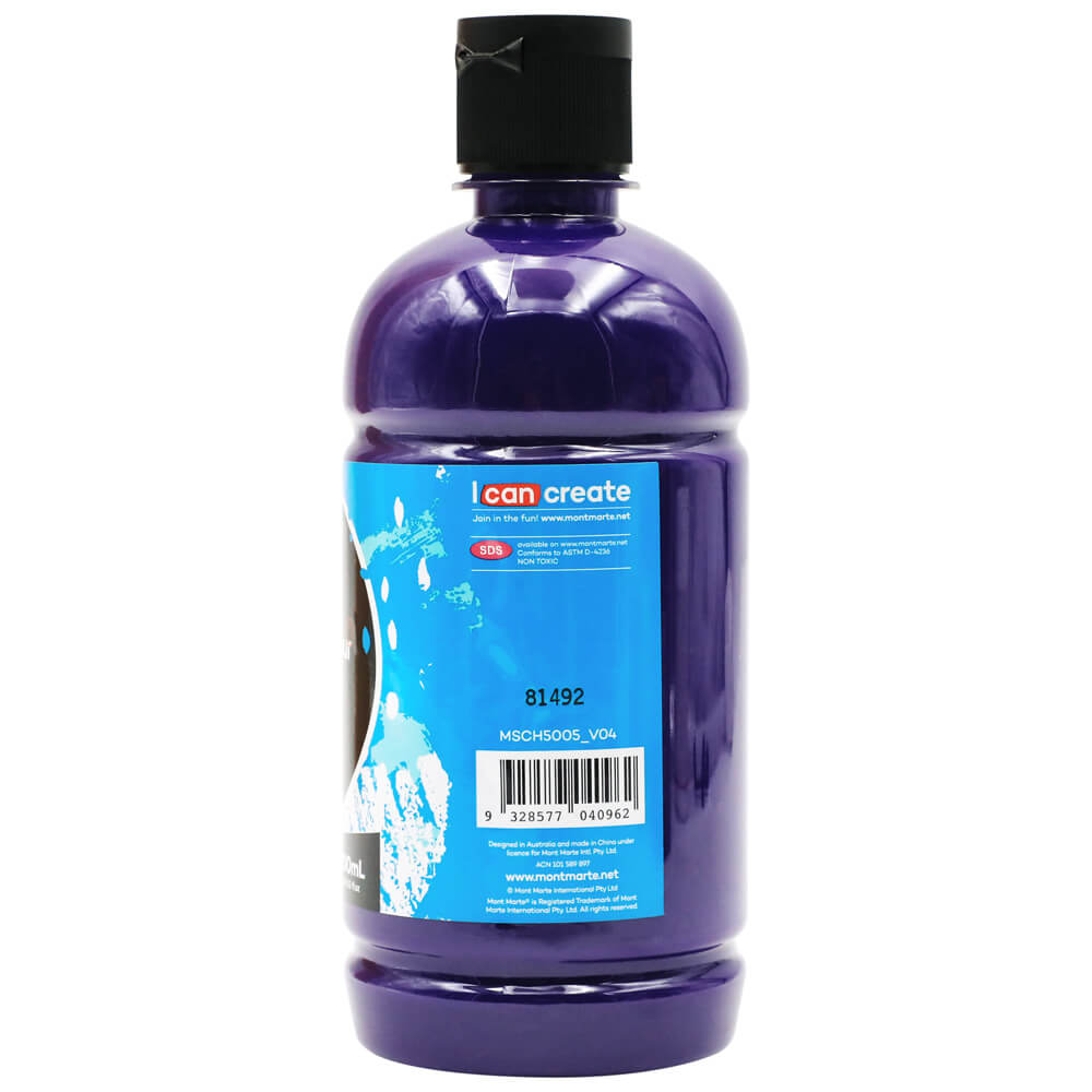 Mont Marte Acrylic Colour Signature 500Ml 16 9 Us Fl Oz Purple