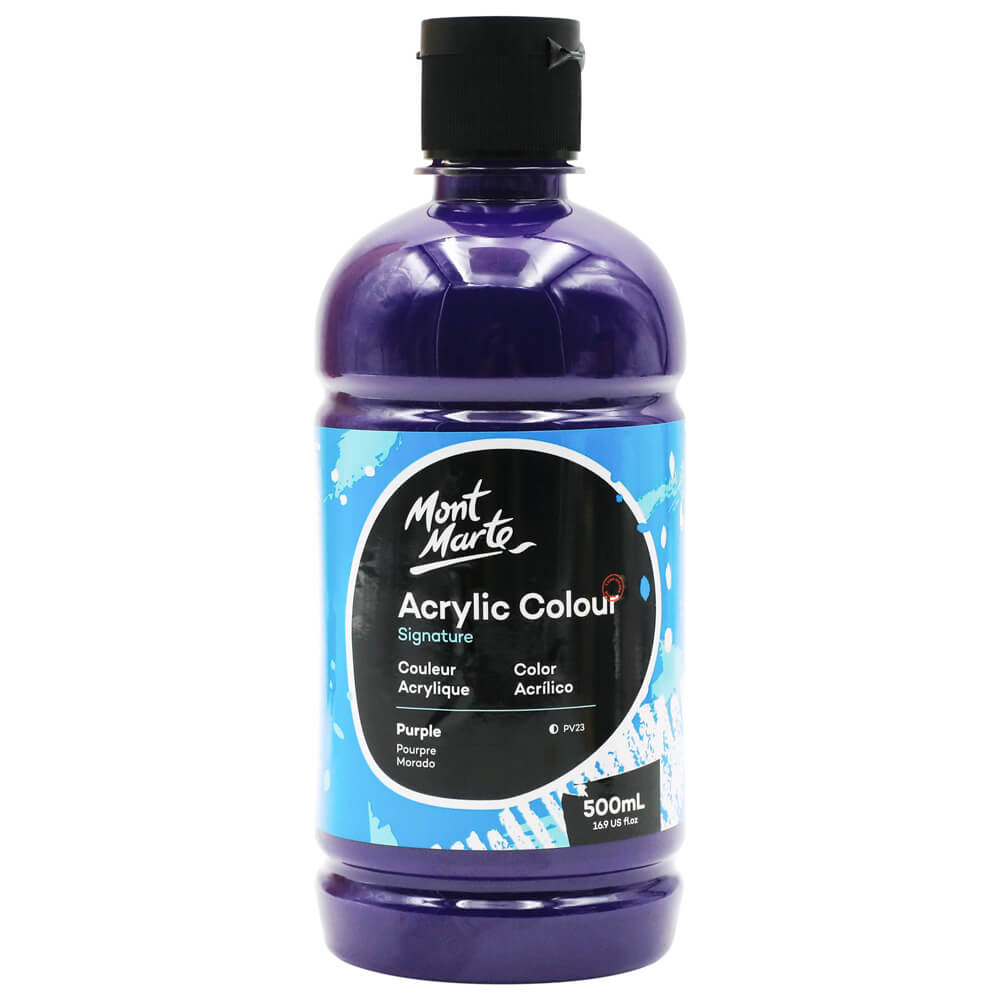 Mont Marte Acrylic Colour Signature 500ml - Purple
