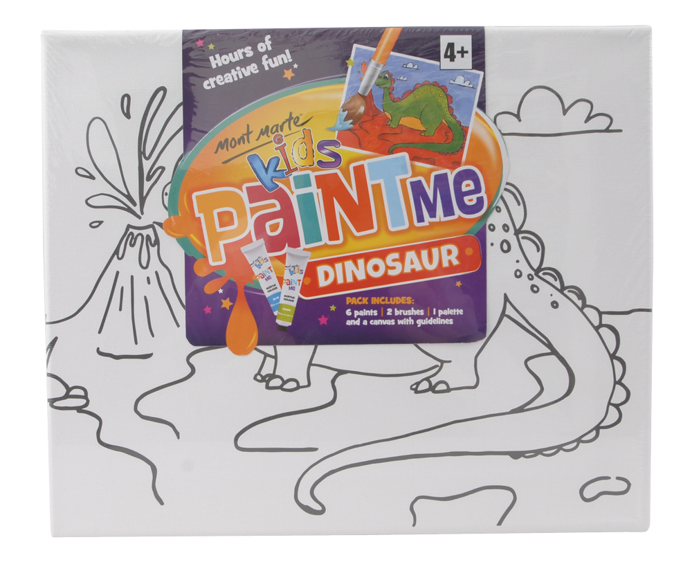 Mont Marte Kids Paint Me Canvas Set 10Pc