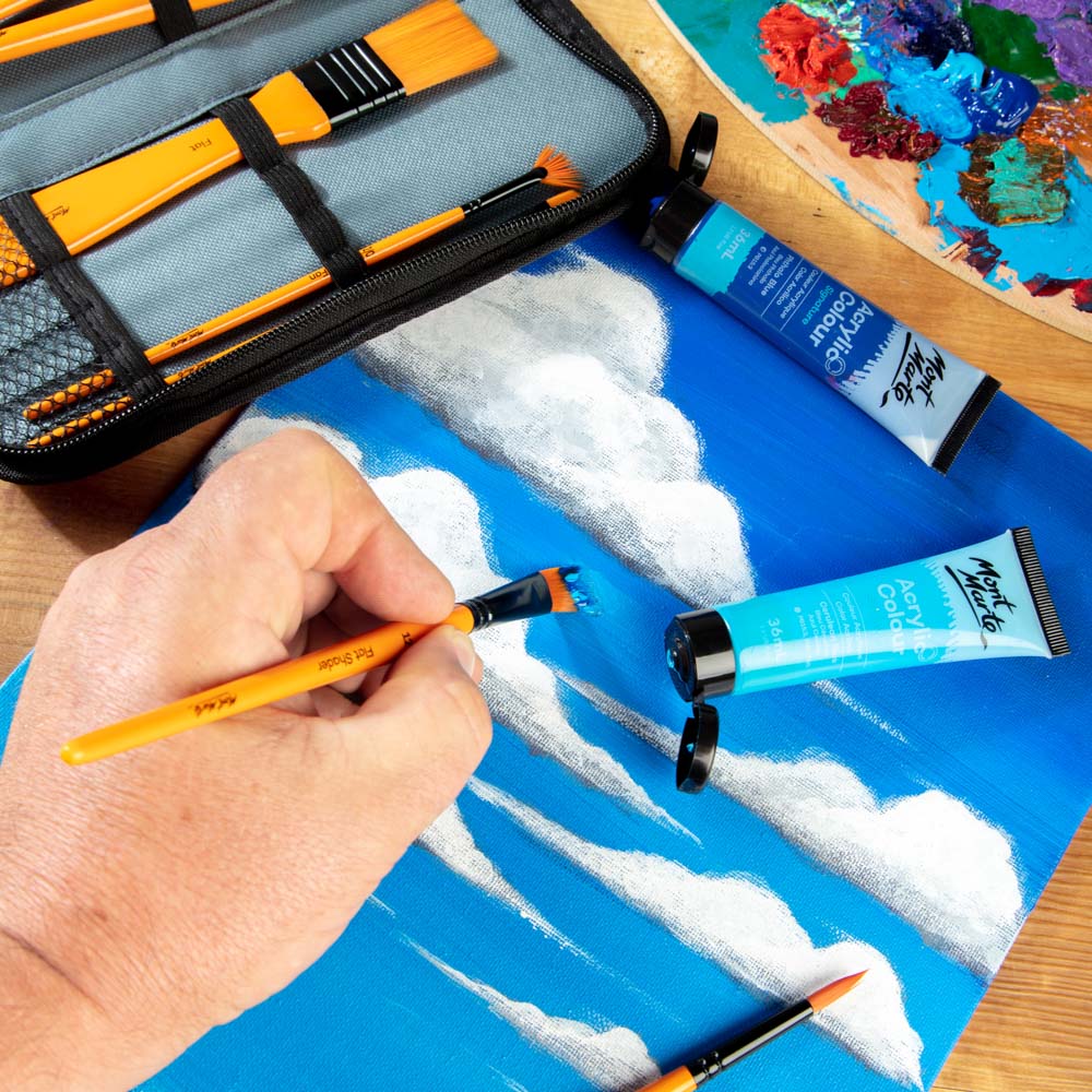Mont Marte Acrylic Brush Set Signature 11Pc