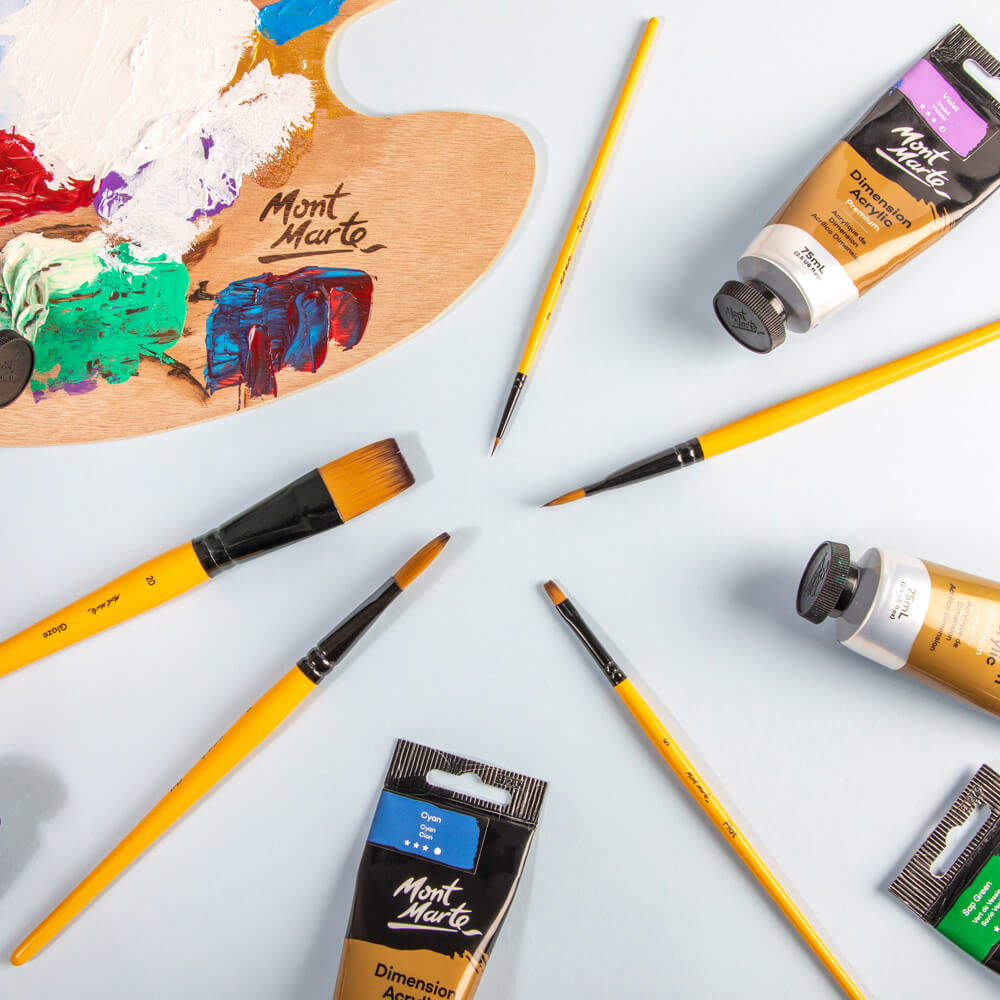 Mont Marte Acrylic Brushes Signature 5Pc