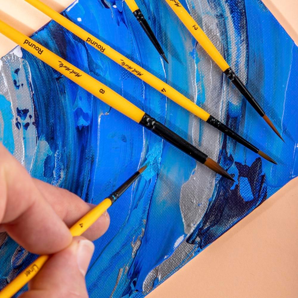 Mont Marte Brush Set Gallery Acrylic 6Pcs - product view 7
